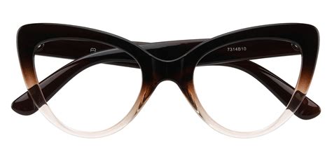 oversized cat eye prescription glasses.